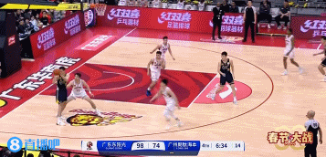 绝对核心!徐杰出场47分钟16中7贡献19分6板11助 正负值+25