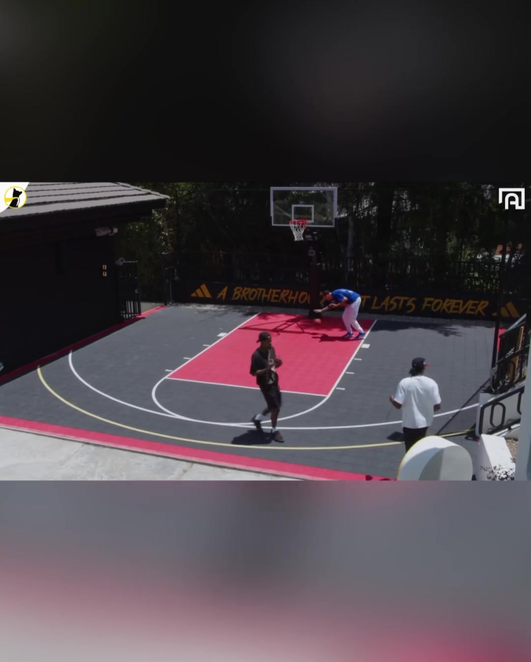 轻轻松松?路威脚穿空军一号单挑打败詹宁斯?